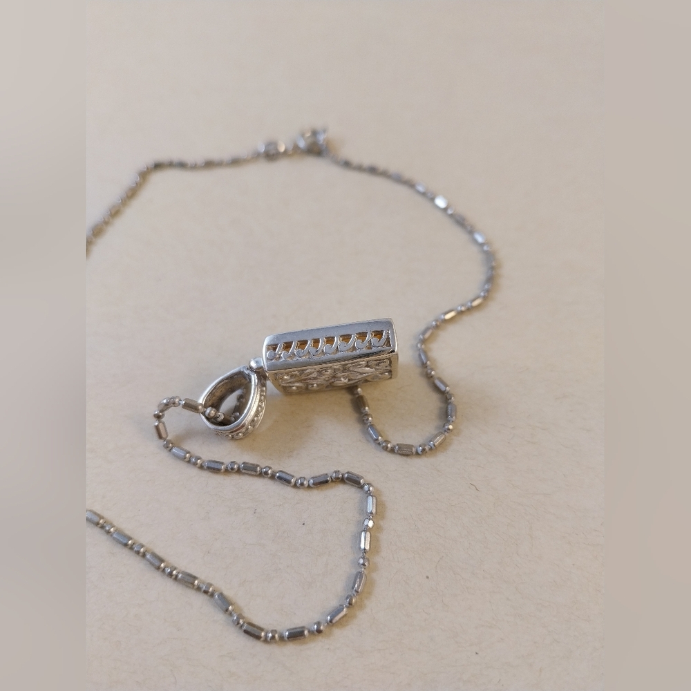 Sterling Silver Pendant & 18KGF Necklace - Picture 10 of 16